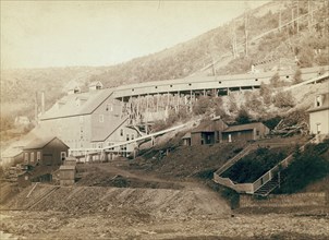 De Smet Gold Stamp Mill, Central City, Dak, 1888. Creator: John C. H. Grabill.