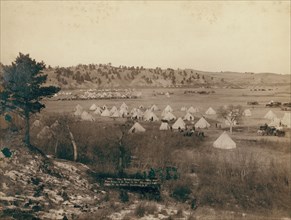General Brook's Camp Camp near Pine Ridge SD, Jan 17, 1891, 1891. Creator: John C. H. Grabill.