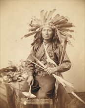 Little, the instigator of Indian Revolt at Pine Ridge, 1890, 1891 Creator: John C. H. Grabill.