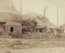 Deadwood and Delaware Smelter at Deadwood, SDak, 1890. Creator: John C. H. Grabill.