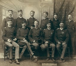 Officers of the 9th Cavalry, 1891. Creator: John C. H. Grabill.