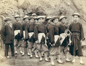 Hose team The champion Chinese Hose Team of America, who won the great Hub-and-Hub..., 1888. Creator: John C. H. Grabill.