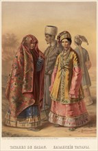 Kazan Tatars, 1862. Creator: Karlis Huns.
