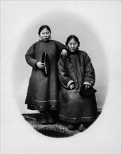 Daughter and mother, Gilyak, 1865-1871. Creator: VV Lanin.
