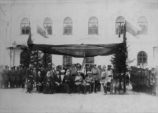 Irkutsk Voluntary Fire Society. Community squad and police team, 1894 Creator: R Prorokov.