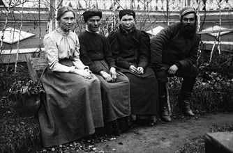 Old Believer family, 1890. Creator: Unknown.