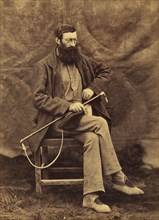 John Keast Lord, naturalist with the Commission survey, full-length portrait..., between 1858 and 61 Creator: Unknown.