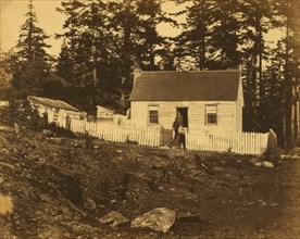 Bartlemy's house, Esquimalt Harbor, between 1858 and 1861. Creator: Unknown.