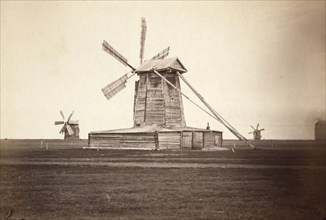 Windmills near Omsk, 1885. Creator: Unknown.