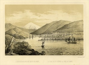 Port of Petropavlovsk, Kamchatka, 1856. Creator: Ivan Dem'ianovich Bulychev.