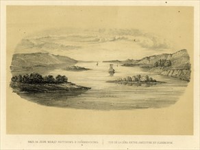 View of the Lena Between Yakutsk and Olekminsk, 1856. Creator: Ivan Dem'ianovich Bulychev.