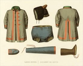 Yakut Clothing, 1856. Creator: Ivan Dem'ianovich Bulychev.