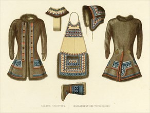 Tungus Clothing, 1856. Creator: Ivan Dem'ianovich Bulychev.