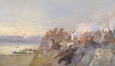 Last Defeat of Khan Kuchum, 19th century. Creator: Nikolay Nikolaevich Karazin.