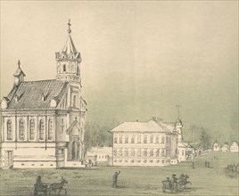 Lutheran Church and Offices, 1871. Creators: M Kolosov, J Rogulin.