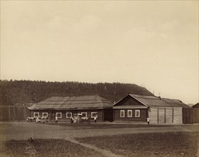 Ust'-Kara Hard Labor Convict Camp, 1891. Creator: Aleksei Kuznetsov.