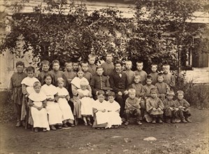 Children at the Kara Orphanage, 1891. Creator: Aleksei Kuznetsov.