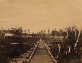 Derbinsky Settlement in the Tym River Valley in the Interior of the Island, 1880-1899. Creator: Innokenty Ignatievich Pavlovsky.