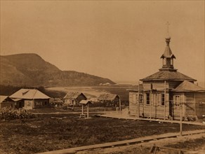 Prison Church at the Aleksandrovsk Post, 1880-1899. Creator: Innokenty Ignatievich Pavlovsky.