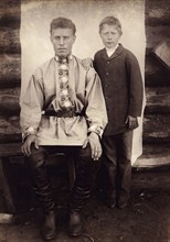Russian Traders in Uriankhai Territory. Twelve-Year-Old Son of the Cossack Sadovskii..., 1897. Creator: Unknown.