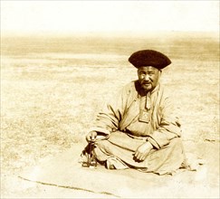 Trading lama Jamse, originally from Khoshun Barin (in southeastern Mongolia)..., 1899. Creator: Unknown.