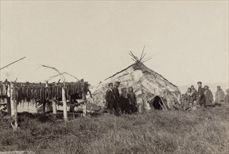 Chukchi Yurt and Fish-Curing, 1889. Creator: Unknown.
