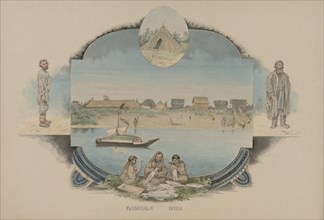 Fishing campsites, 1862-1887. Creator: Mikhail Znamensky.
