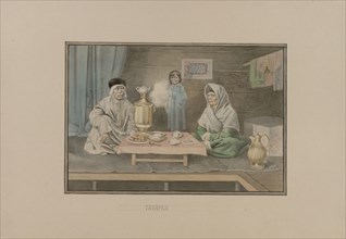 Tatar women, 1862-1887. Creator: Mikhail Znamensky.