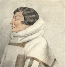 Portrait of a northerner, 2nd half of 19th century. Creator: Mikhail Znamensky.