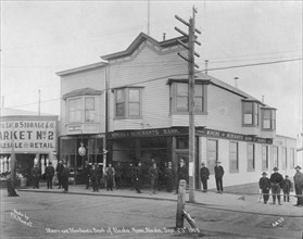 Miners and Merchants Bank of Alaska, 1905. Creator: Frank H. Nowell.