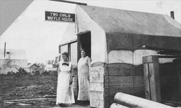 Two Girls Waffle House, between c1900 and 1916. Creator: Unknown.