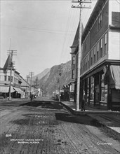 Looking north on Broadway Street, between c1900 and c1930. Creator: Unknown.