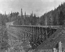 Trestle no. 19 of A.C. Railroad, between c1900 and 1927. Creator: Unknown.