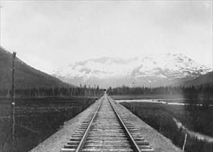Railroad on Kenai Peninsula, between c1900 and 1927. Creator: Unknown.