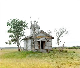 Chapel on the site where the city of Belozersk was founded in ancient times..., 1909. Creator: Sergey Mikhaylovich Prokudin-Gorsky.