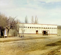 Emir's palace in the Kari grove near Bukhara, between 1905 and 1915. Creator: Sergey Mikhaylovich Prokudin-Gorsky.