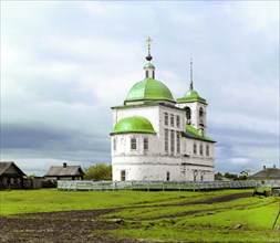 Church of the Ascension [Belozersk, Russian Empire], 1909. Creator: Sergey Mikhaylovich Prokudin-Gorsky.