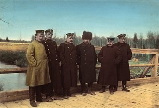 Railroad Work Acceptance Committee. Tomsk Province. October, 1908, 1906-1908. Creator: Dorozhno-Stroitel'nyi Otdel.