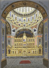 Interior View of the Newly-Built Cathedral of the Holy Trinity. Tomsk, 1900-1902. Creator: Pavel Mikhailovich Kosharov.