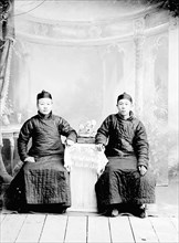 Two Asian men, 1900. Creator: Nikolai Nikolaevich Petrov.