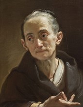 Head of an Old Woman, c1778. Creator: Ubaldo Gandolfi.
