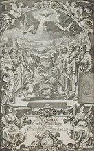 Frontispiece to the Book of Prophets, 17th century. Creator: Matthaus Merian.