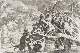 The Rape of Persephone, between c1650 and c1655. Creators: Pietro Testa, Giovanni Cesare Testa.