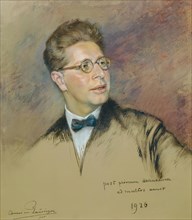 The music educator and music critic Prof. Josef Reitler, 1926. Creator: Clemens von Pausinger.