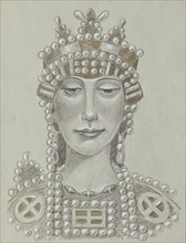 Empress Theodora, undated. (c1910s) Creator: Franz von Matsch.