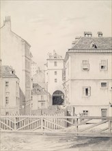 The Neutor in Vienna, 1860. Creator: Heinrich Lang.