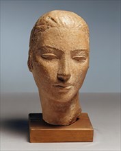 Woman's head, undated. (c1910s) Creator: Herbert Garbe.