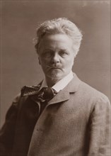 Portrait of August Strindberg, bust, 1906. Creator: Herman Hamnqvist.