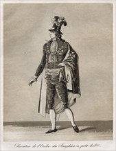 Chevalier de l'Ordre des Seraphins en petit habit, 1780s.  Creator: Johan Abraham Aleander.