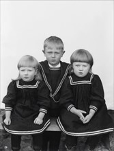 Hans Per Persson's children: son Paul (b.1892-05-06, died 1912), daughter Anna..., 1898-1900. Creator: Hans Per Persson.